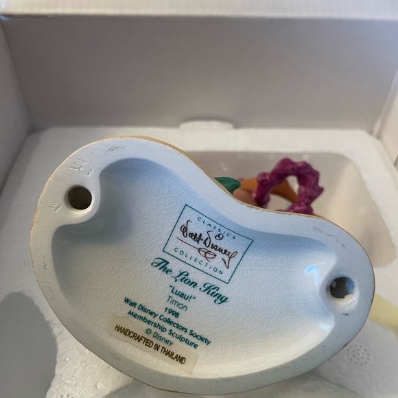 The Lion King Timon Sculpture Walt Disney Classics Collection Collectors Society - Picture 4 of 15